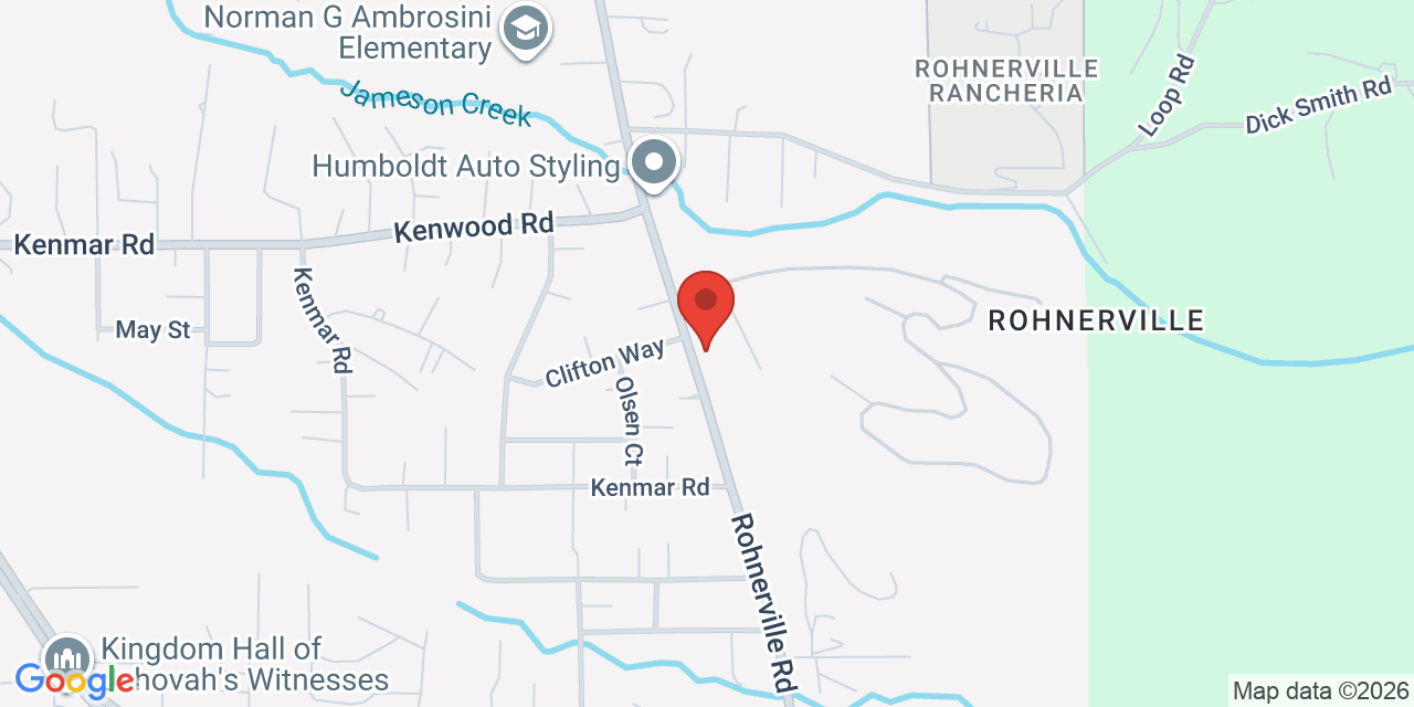 Map of 4111 Rohnerville Road
