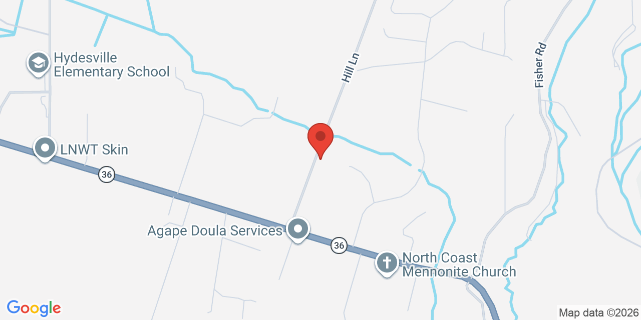 Map of 3053 Hill Lane, Hydesville, CA