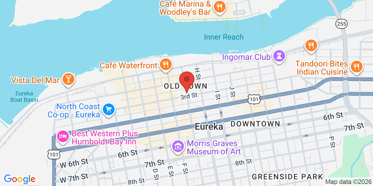 Map of 603 3rd Street