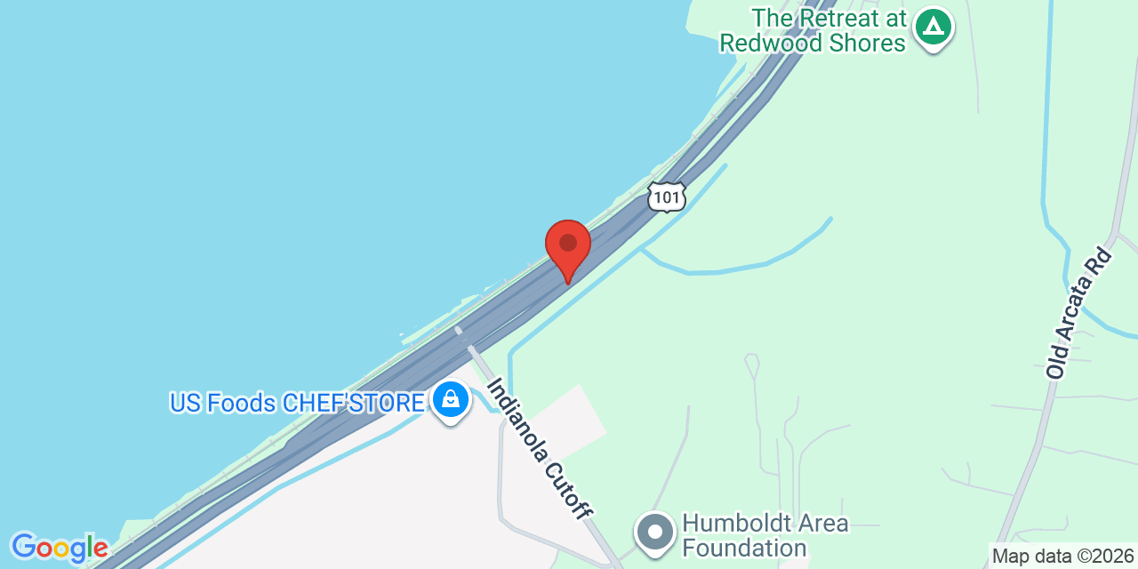 Map of Highway 101 South